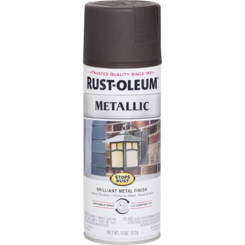 Painting Over Brass with Rustoleum Oil-Rubbed Bronze Paint {a