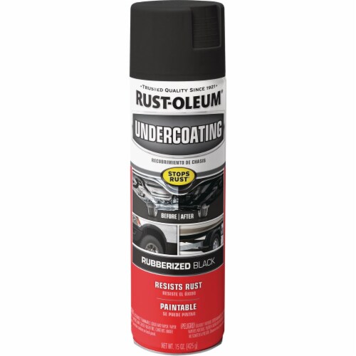 Rust-Oleum Stops Rust Black 15 Oz. Undercoating 248657 Perspective: front