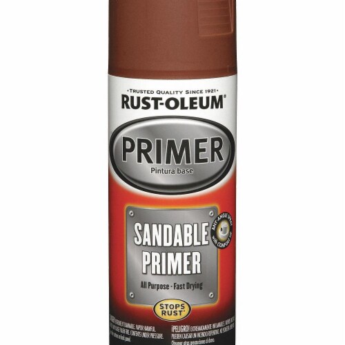 Rust-Oleum Automotive Primer,Red,12 oz.  249419 Perspective: front