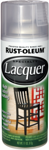 Rust-Oleum® Clear Specialty Lacquer Spray Paint Perspective: front