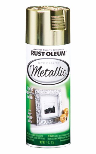 Rust-Oleum® Specialty Metallic Spray Paint - Brass Perspective: front