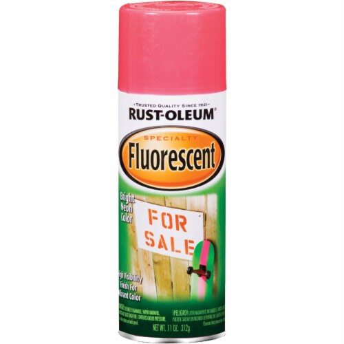 Rust-Oleum Fluorescent 11 Oz. Gloss Spray Paint, Fluorescent Pink 1959830,  11Oz. - Dillons Food Stores