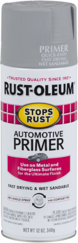 Rust-Oleum Stops Rust® Automotive Primer Spray Paint - Light Gray Perspective: front