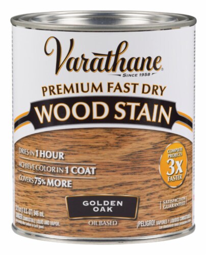 Varathane® Golden Oak Oil-Based Wood Stain, 2 pk / 32 fl oz - Fry’s ...