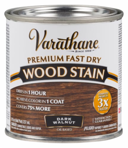 Varathane® Premium Fast Dry Dark Walnut Oil Based Wood Stain Perspective: front