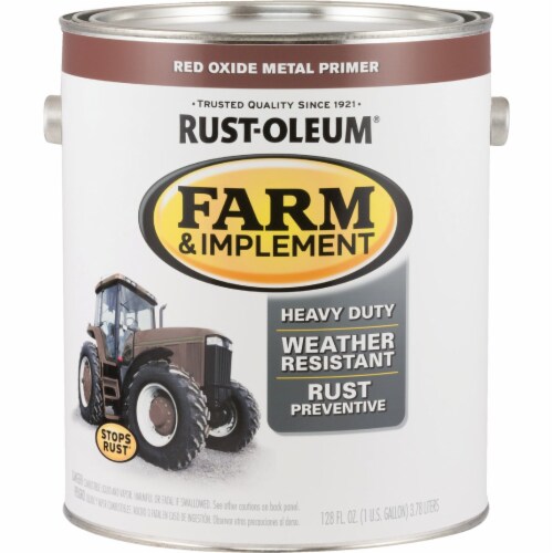 RustOleum 1 Gallon Red Oxide Metal Primer Gloss Farm & Implement