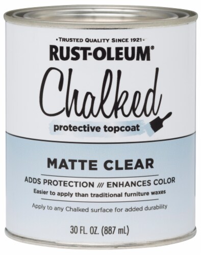 Rust-Oleum® Chalked Protective Topcoat - Matte Clear Perspective: front