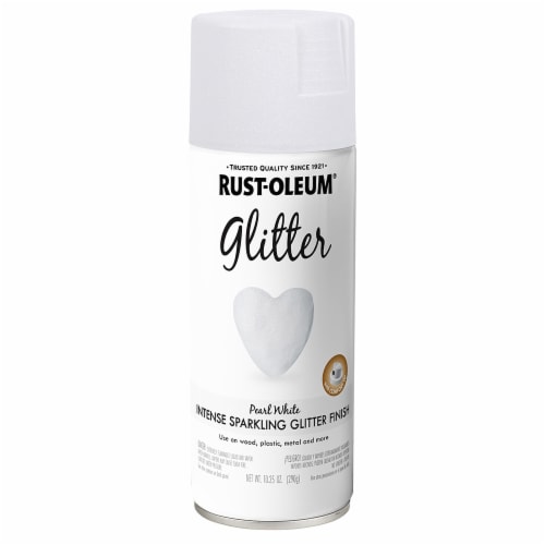 Rust-Oleum® Specialty Glitter Spray Paint - White Perspective: front