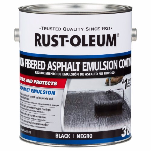 Rust-Oleum 301908 380 Non fibered Asphalt Emulsion Coating black gal Perspective: front
