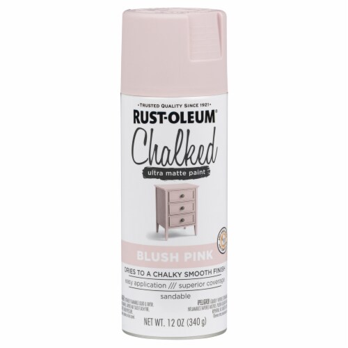 Rust-Oleum® Chalked Spray Paint - Blush Pink Perspective: front