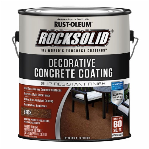 Rust Oleum 306264 Rocksolid Decorative Concrete Coating multi