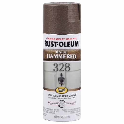 Rust-Oleum® Matte Spray Paint - Hammered Brown Perspective: front