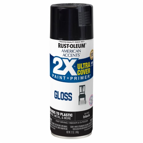 Rust-Oleum® American Accents® Spray Paint - Gloss Black Perspective: front