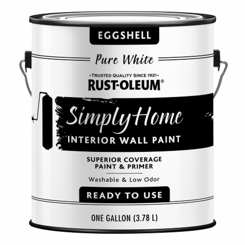 RustOleum® Simply Home Eggshell Interior Wall Paint Pure White, 1