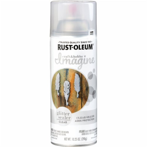 Rust Oleum Imagine Craft Hobby 10.25 Oz. Intense Glitter Sealer Spray Paint 1 Fry s Food Stores