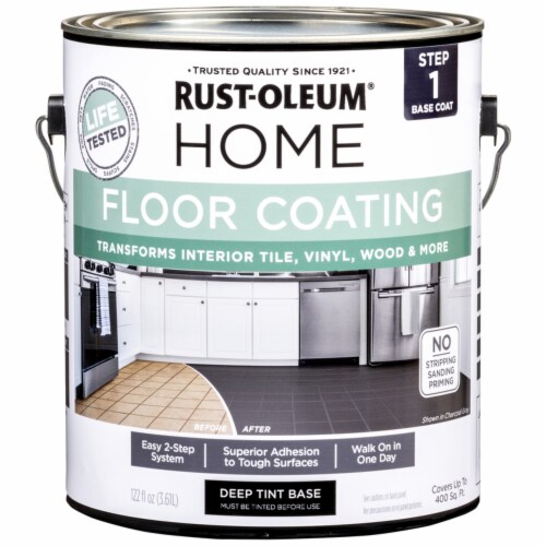 RustOleum Home Deep Tint Base Floor Paint 1 gal. Total Qty 2, Case