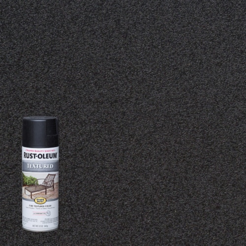 Rust Oleum Stops Rust Textured Finish Spray Paint Black 12 oz Smith s Food and Drug