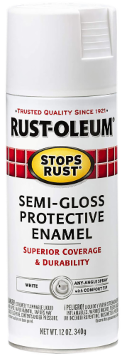 Rust-Oleum Stops Rust Semi-Gloss White 12 Oz. Anti-Rust Spray Paint  7797830, 12Oz. - Fry's Food Stores