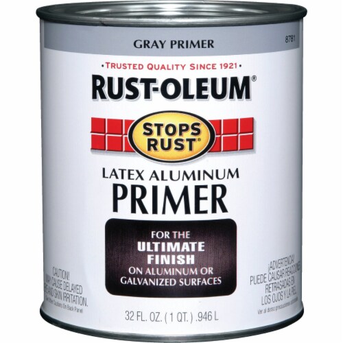 Rust-Oleum Latex Aluminum Primer - Gray, 32 fl oz - Kroger