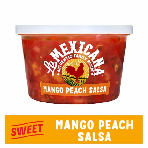 La Mexicana® Fresh Mango Peach Salsa Perspective: front