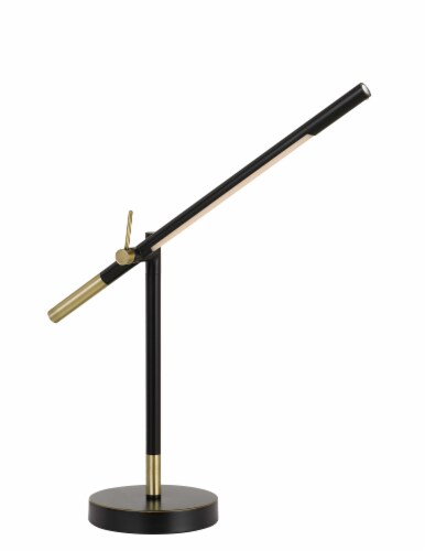 Cal Lighting, Virton Metal Led 10W, 780 Lumen, 3K Adjustable Desk Lamp Perspective: front