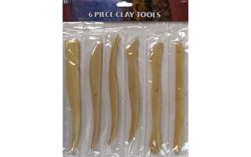 Art Advantage Clay Model Tools 6 6pc Wood, 1 - Kroger