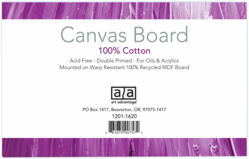 Art Advantage Canvas Boards - 16 x 20 Inch - 3 Pack Perspective: front