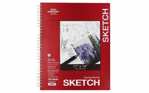 Pro Art Sketch Pad 11x14 60lb 30pc Top Wire, 1 - Kroger