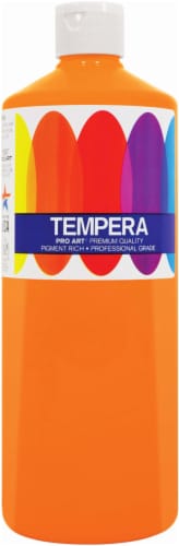 Pro Art Liquid Tempera Paint - Orange Perspective: front