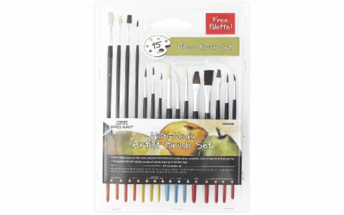 Connoisseur® Protege Premium Taklon Brush Set Perspective: front