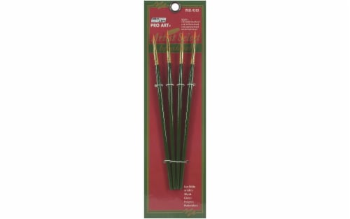 Pro Art Nylon Brush Set - Green Perspective: front