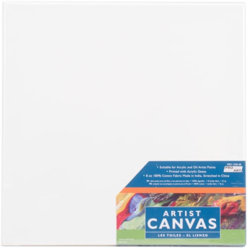 Pro Art Stretched Artist Canvas-12 X12, 1 count - Foods Co.