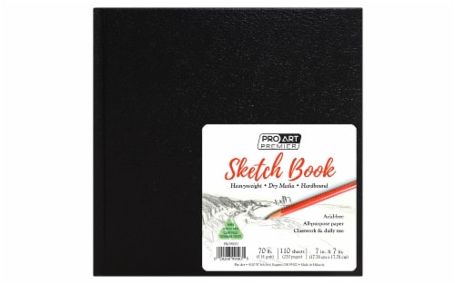 Pro Art Prem Sketch Book 7x7 110sht 70# Hard Perspective: front