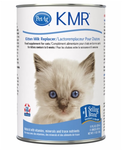 KMR Kitten Milk Replacer Liquid Food Supplement Perspective: front