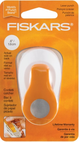 Fiskars Small Lever Punch-Small Circle, .6 Perspective: front