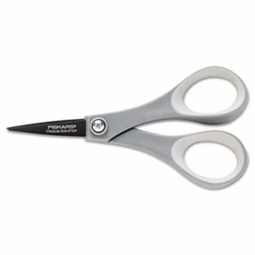 Fiskars® Non-Stick Blade Coating Gray Titanium Scissors Perspective: front