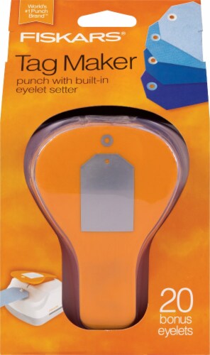 Fiskars Tag Maker Punch-Simple, 1 count - Fry's Food Stores