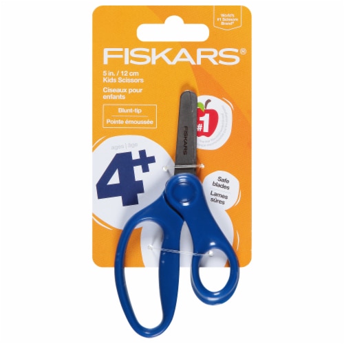 Fiskars 5 inch Blunt-tip Kid Scissors Blue