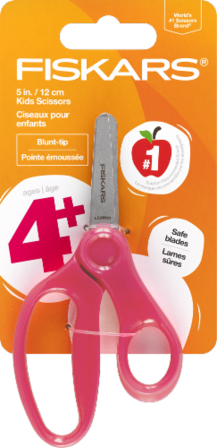 Fiskars® 5 Inch Blunt Kids Scissor - Pink Perspective: front