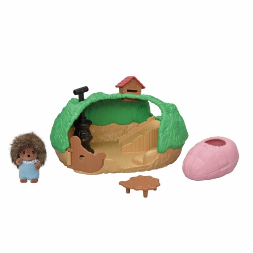 Calico Critters™ Baby Hedgehog Hideout Playset Perspective: front