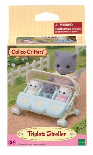 Calico Critters Triplet Stroller Perspective: front