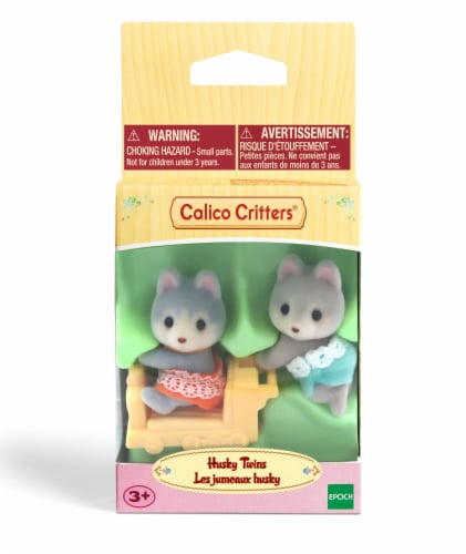 Calico Critters® Husky Twins Figure Play Set Perspective: front