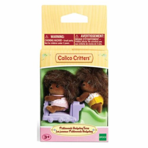 Calico Critters Pickleweeds Hedgehog Twins Figure Set CC2105 Perspective: front