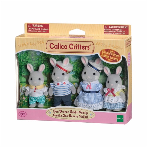 Calico Critters Sea Breeze Rabbit Family Set 1 Unit Gerbes