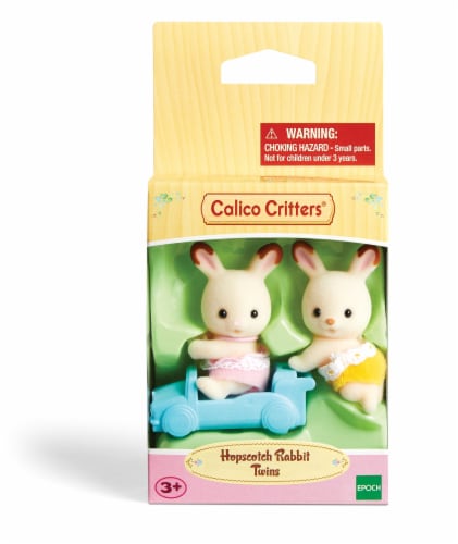 Calico Critters Hopscotch Rabbit Twins Perspective: front