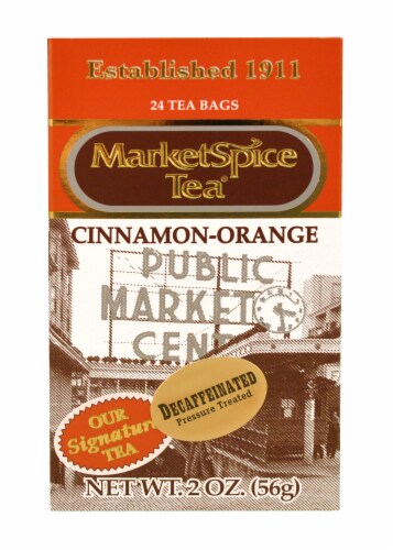 Market Spice Tea® Decaf Tea Bags Perspective: front