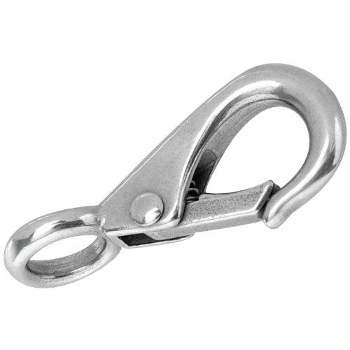 Campbell Quick Rigid Round Eye 2-7/8 In. Snap T7631414 Perspective: front