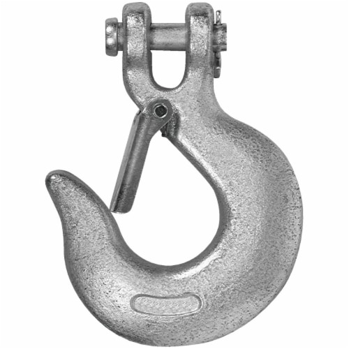 Campbell 1/2 In. Grade 43 Clevis Slip Hook With Latch T9700824 Perspective: front