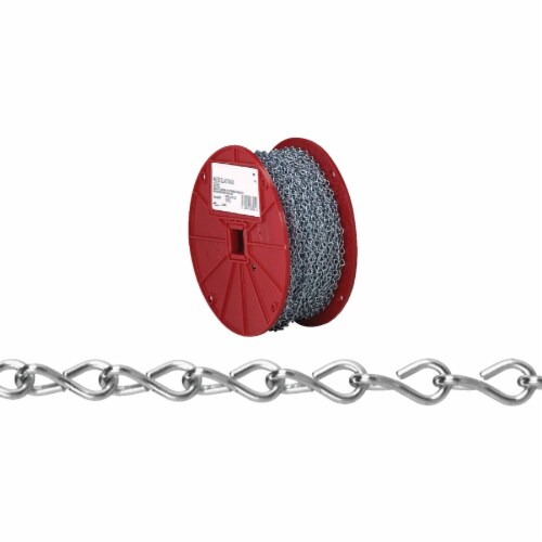 Campbell #12 100 Ft. Zinc-Plated Low-Carbon Steel Coil Chain T0721727N Perspective: front
