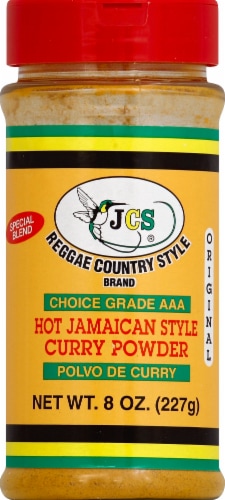 Jamaican Country Style Hot Curry Powder Perspective: front